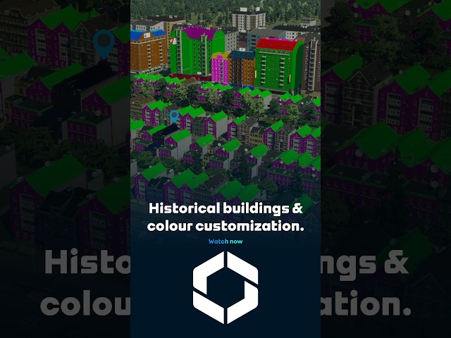 Historical buildings & colour customization. | Update showcase week!