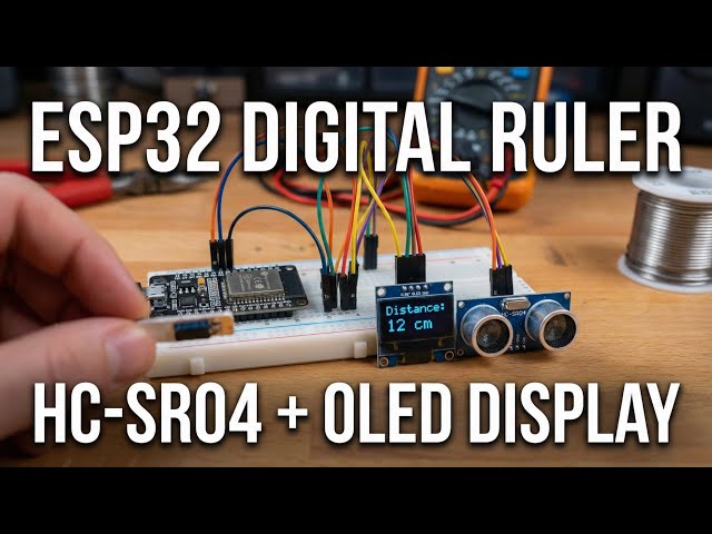Build a Digital Tape Measure! (ESP32 + Ultrasonic Sensor + OLED)