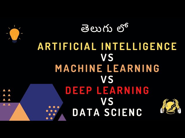 Artificial Intelligence Vs Machine learning Vs Deep learning Vs Data science in Telugu | Jp NaN