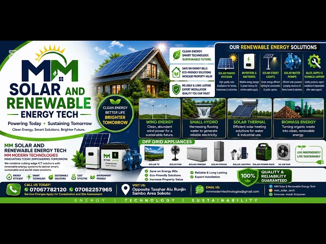 M M Solar and Renewable Energy Tech 