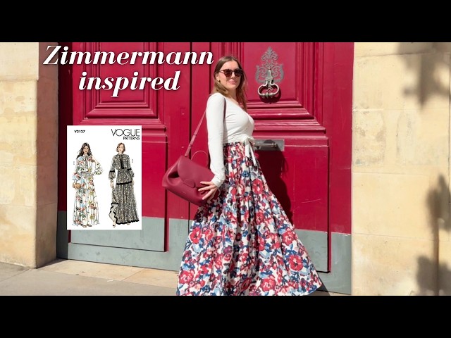 Making a Skirt & Fabric Shopping in Paris
