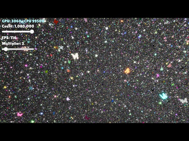 Create 1 million Butterfly with animation in Unity by Shader - Unity Shader