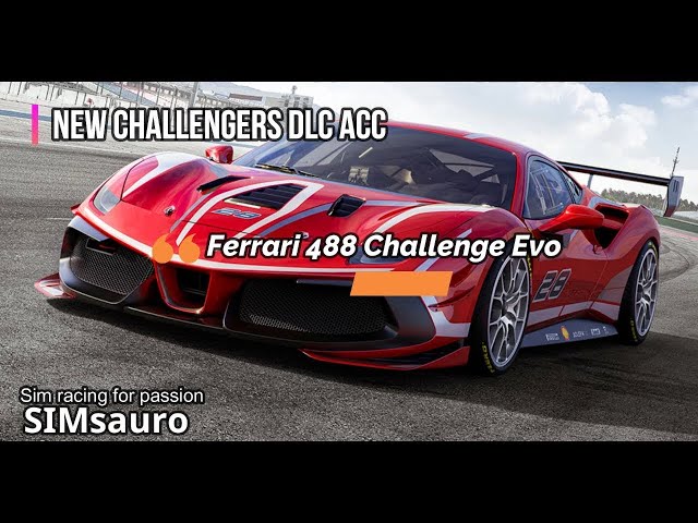 Ferrari 488 GT3 Challenge Evo Live  Onboard