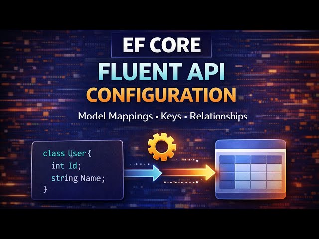 Fluent API with Entity Framework Core with Example