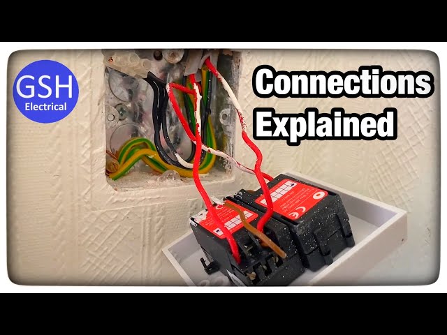 How to Fit a 2 Gang Dimmer Switch - Connections Explained