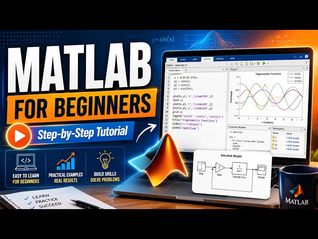 MATLAB for Beginners: Complete Step-by-Step Tutorial