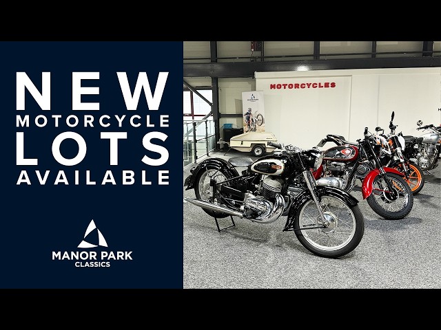 Weekly Motorcycle Update - Manor Park Classics