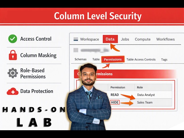 Databricks Column level security Hands-On