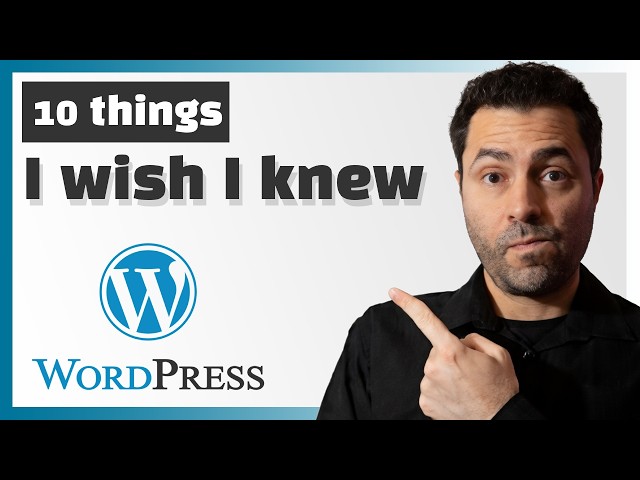 10 Things I Wish I Knew Before Using WordPress (Avoid These in 2026)