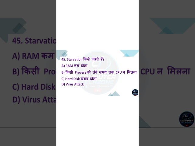 Windows Operating System MCQ 🔥 | Computer MCQ in Hindi | Part 13 #Shorts