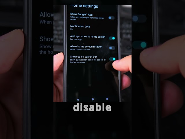 How to Remove the Google Search Bar from Your Android Home Screen part  - Full Video Linked