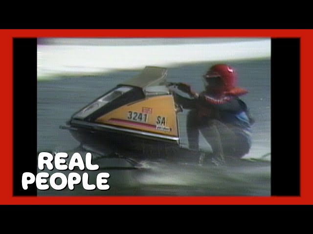 Snowmobiles on Water | Real People | George Schlatter