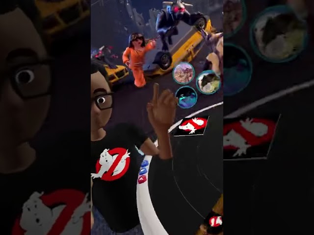 Hello from my virtual reality....GHOSTBUSTERS!