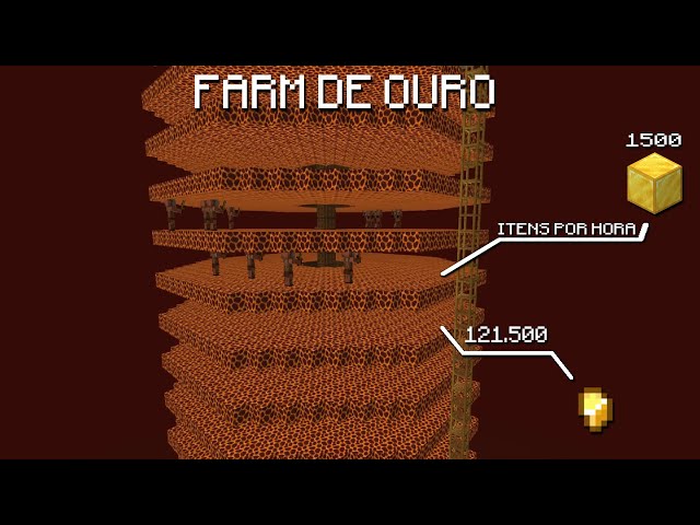 INSANE GOLD FARM IN MINECRAFT - 1500 BLOCKS PER HOUR! 💰 (Unbelievable and Easy to Make!)