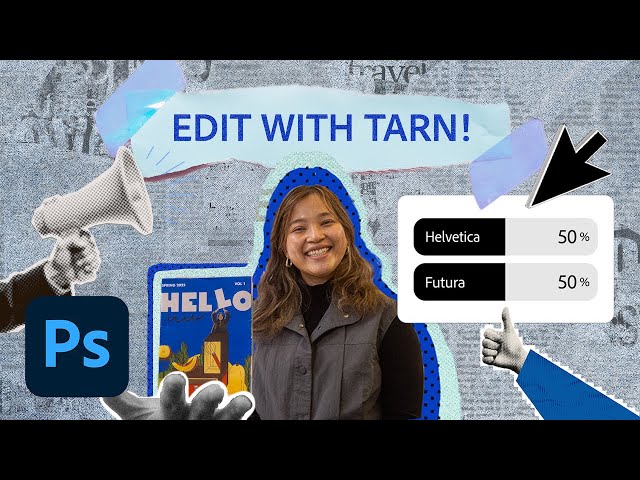Edit With Me: Fold, Design, Print. Make a One-Page Zine | Adobe Photoshop
