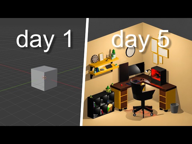 I Learned Blender in 5 Days