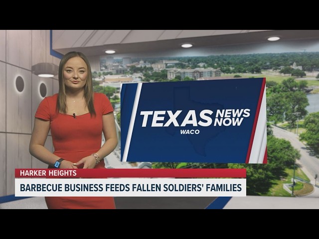 Barbecue business feeds fallen soldiers' families | Texas News Now