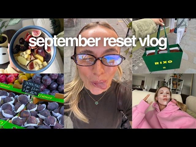 SEPTEMBER RESET VLOG | cooking, *trying to* be productive & sorting my life out