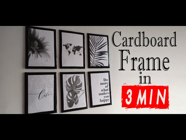DIY Cardboard Photo Frame