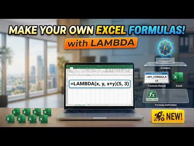 How to Use LAMBDA Function in Excel | Create Your Own Custom Formula