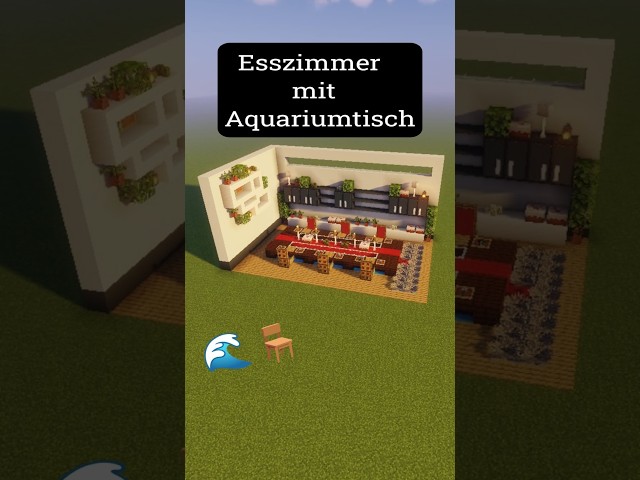 Minecraft Tutorial Short: Esszimmer / von Kommandeur Creator #minecraftshorts #minecraftbuilding