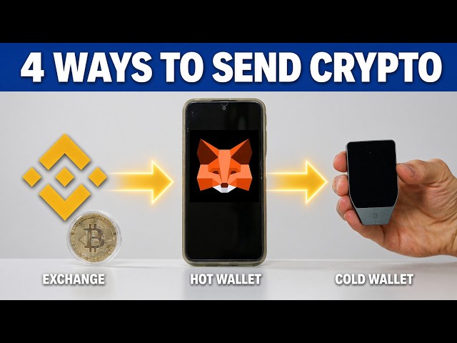 How to Send Crypto in 4 Ways (Exchange, Hot & Cold Wallet) | Crypto for Beginners Ep.2