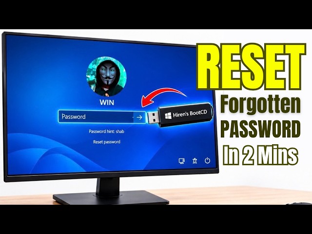 Remove Or RESET Windows 10/11 Login Password with Hiren USB 2026