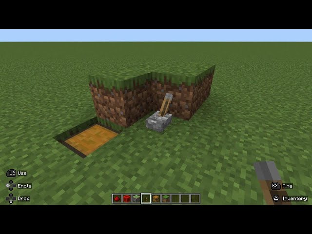 Easy Redstone Secret Chest Tutorial - Minecraft (Switch, Xbox, PlayStation)