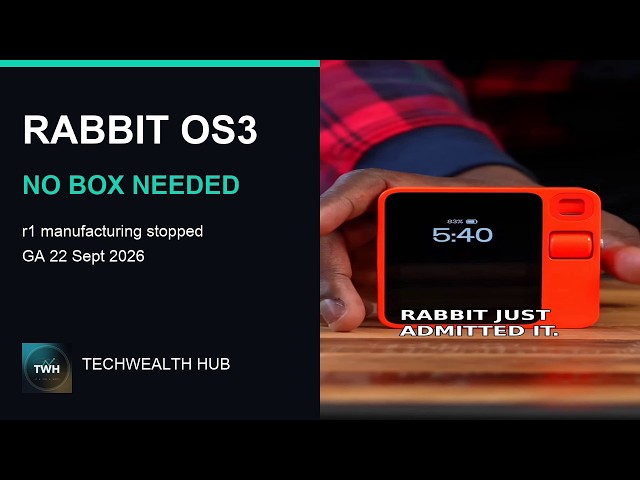 Rabbit Stopped Making the r1. OS3 Is the Whole Bet Now, Honest Breakdown