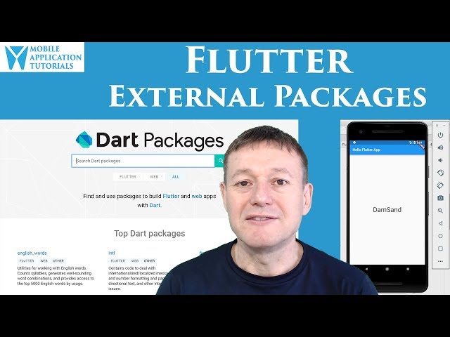 Flutter installing external packages