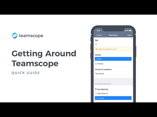 Getting started with Mobile Data Collection — Teamscope tutorial
