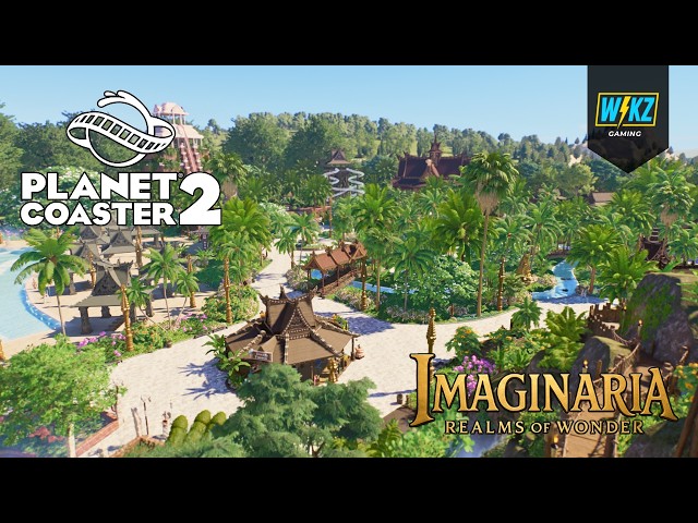 Inside Our EPIC Waterpark & Resort! | Imaginaria Tour | Planet Coaster 2