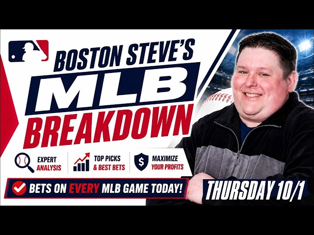 Phillies vs Braves Game 3 Picks & Predictions | Boston Steve's MLB Breakdown 10/1