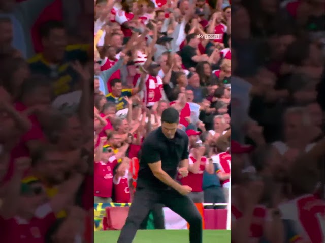 Mikel Arteta's reaction to Martin Odegaard putting Arsenal in front against Chelsea 🔥