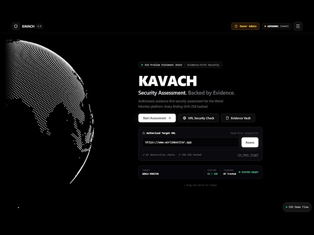 KAVACH - Prototype Demonstration | SIH2026 | PS SIH26163 | Team id - 142048