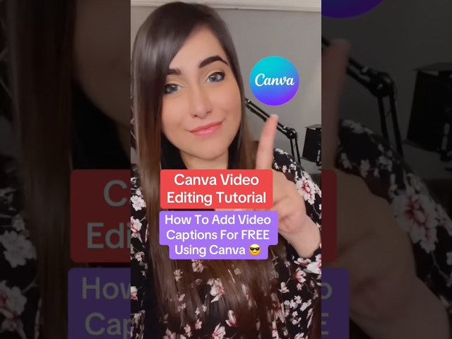 Canva Tutorial - How To Add Captions to Videos in Canva for Free!
