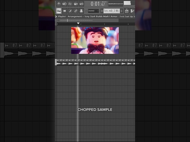 turning ironman suit making scene into beat 😭 #flstudio #musicproducer #producer #short #beatmaker