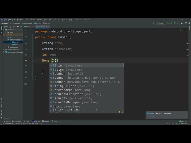 Constructor Method | Java Basics part 12 sohar university