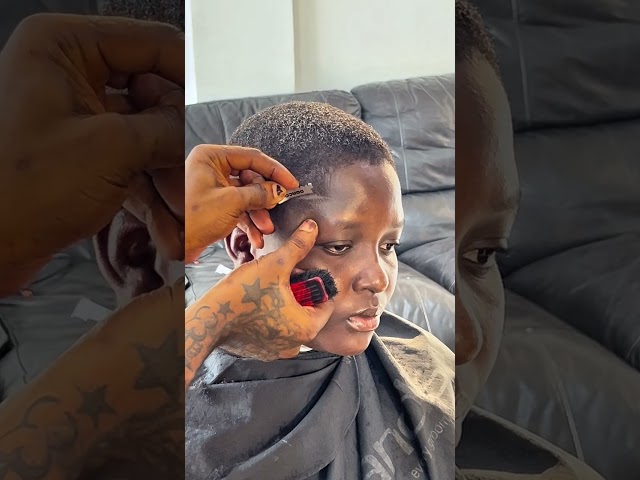 Girls cute barber tutorials 💈 