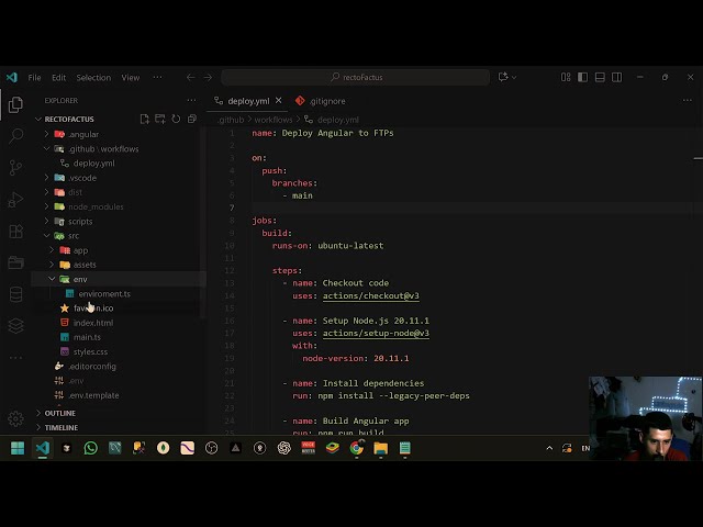 🚀 Despliegue Continuo con GitHub Actions y Hostinger | Angular, React y Vue