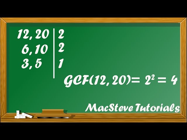 Learn How to Find Greatest Common Factor by MacSteve Tutorials
