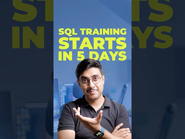 Get READY For HandsOn SQL Training Starting In 5 Days?