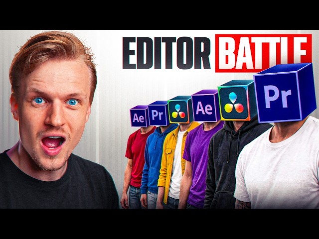 24 Editors Battle For $1000 - Biggest Edit Challenge Yet