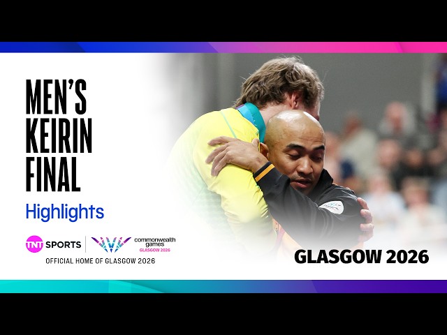 STUNNING SCENES 😮‍💨 | Cycling Men's Keirin Final | Glasgow 2026 Commonwealth Games