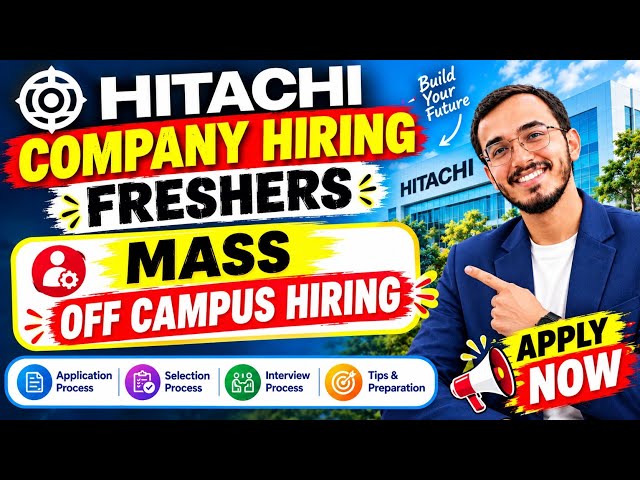 Hitachi Off Campus 2026 -2027 Hiring  | Associate Project Engineer | Freshers | Chennai | IT Jobs