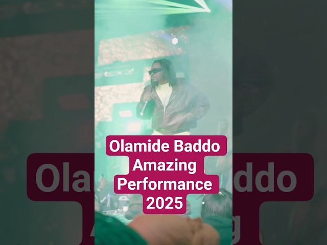 Olamide Baddo Amazing Performance on Stage 2025 #shorts #olamide #baddo #olamidebaddo #afrobeat