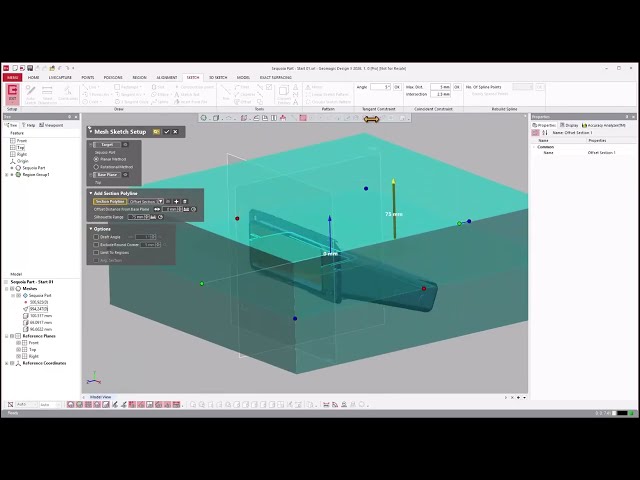 Reverse engineering and modifying a car part (part 1) | Geomagic Design X