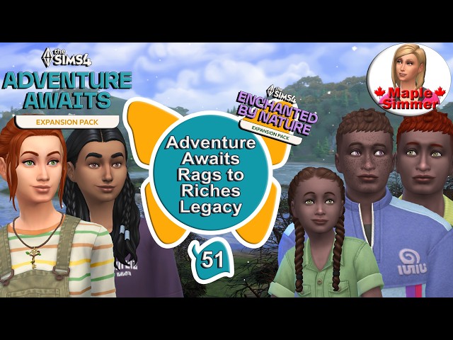 Caterpillars Pt 51: Adventure Awaits Rags to Riches Legacy Challenge: Fairy Edition (Sims 4)