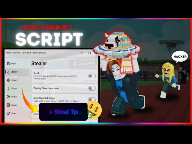 [KEYLESS] STEAL BRAINROT EASILY USING THIS SCRIPT - Roblox Steal ABrainrot Script