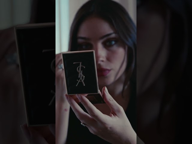 AD Black Opium, with a pink twist 🖤 @YSLBeautyOfficial #YSLBeauty #BlackOpium #fragrance #makeup